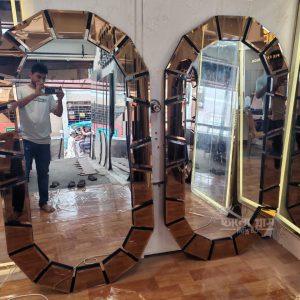 Alternative view of 𝐃𝐞𝐜𝐨𝐫𝐚𝐭𝐢𝐯𝐞 𝐎𝐯𝐚𝐥 𝐦𝐢𝐫𝐫𝐨𝐫 size 30''/60'' inch