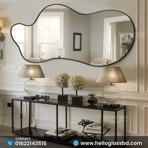 𝐋𝐮𝐱𝐮𝐫𝐲 𝐀𝐥𝐮𝐦𝐢𝐧𝐢𝐮𝐦 𝐌𝐞𝐭𝐚𝐥 𝐌𝐢𝐫𝐫𝐨𝐫 𝐅𝐫𝐚𝐦𝐞 size 30''/60'' inch