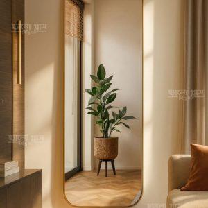 𝐋𝐮𝐱𝐮𝐫𝐲 𝐀𝐥𝐮𝐦𝐢𝐧𝐢𝐮𝐦 𝐌𝐞𝐭𝐚𝐥 𝐌𝐢𝐫𝐫𝐨𝐫 𝐅𝐫𝐚𝐦𝐞 size 18''/60'' inch
